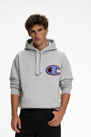 Sudadera con capucha - Gris claro