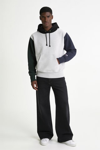 Sudadera con capucha - Gris claro jaspeado