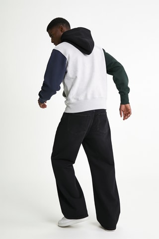 Sudadera con capucha - Gris claro jaspeado