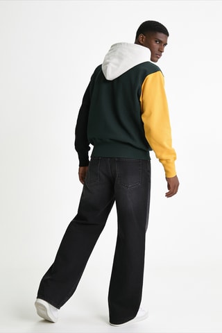Sudadera con capucha - Verde oscuro