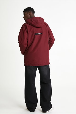 Chaqueta con capucha - Burdeos