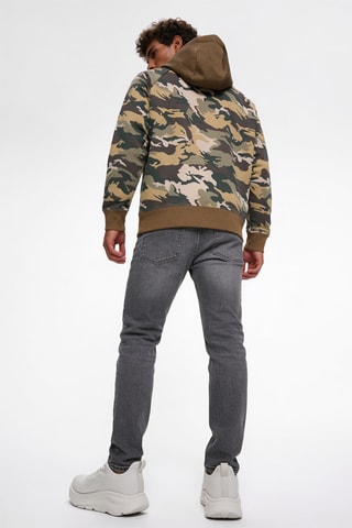 Sudadera con capucha - Verde oscuro
