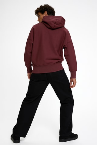 Sudadera con capucha - Rojo