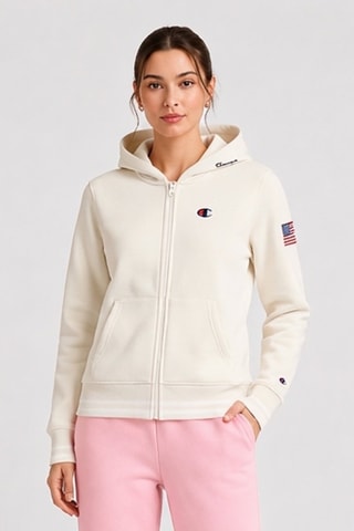 Sudadera con capucha - Crudo