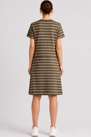 Vestido midi - Caqui