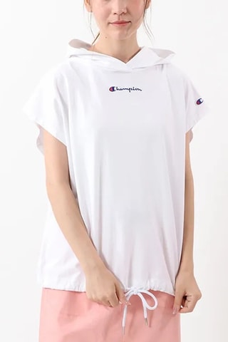 Camiseta con capucha - Blanco