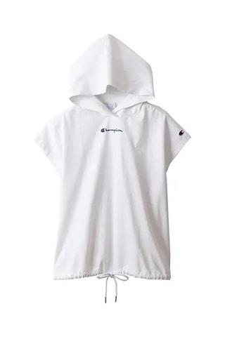 Camiseta con capucha - Blanco
