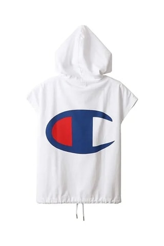 Camiseta con capucha - Blanco