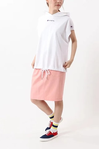 Camiseta con capucha - Blanco