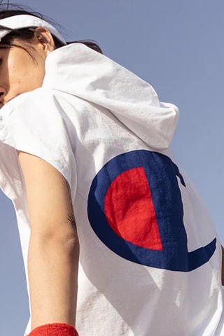 Camiseta con capucha - Blanco