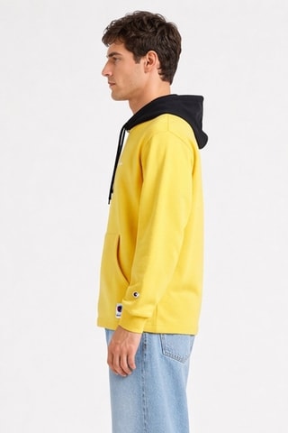 Camiseta con capucha - Amarillo