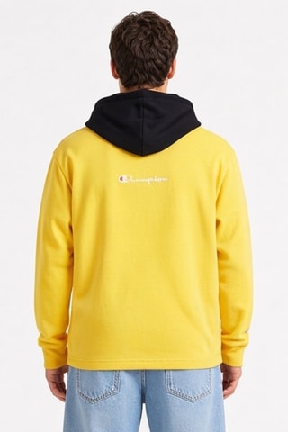 Camiseta con capucha - Amarillo