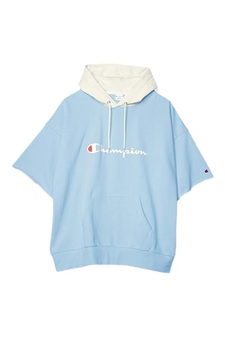 Sudadera con capucha - Celeste