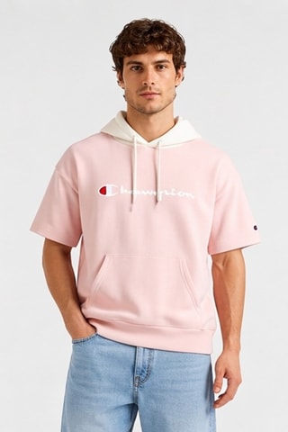 Sudadera con capucha - Rosa claro