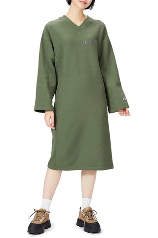 Vestido jersey - Caqui