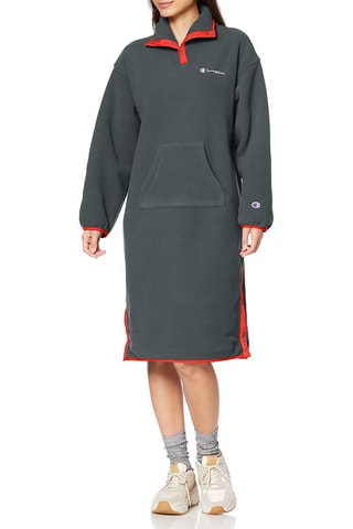 Vestido sudadera - Gris oscuro
