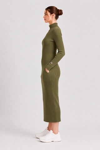 Vestido jersey - Caqui