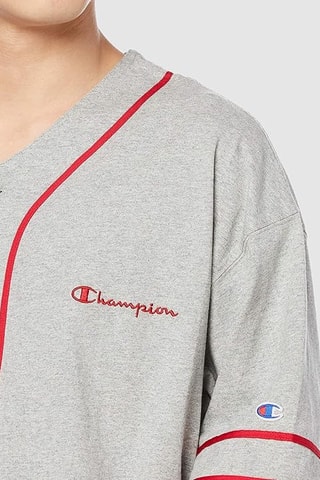 Camiseta regular fit - Gris claro jaspeado