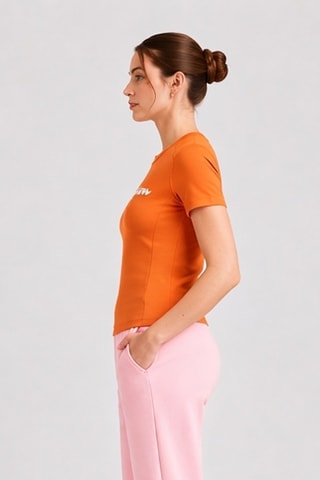Sujetador deportivo tie-dye - Naranja