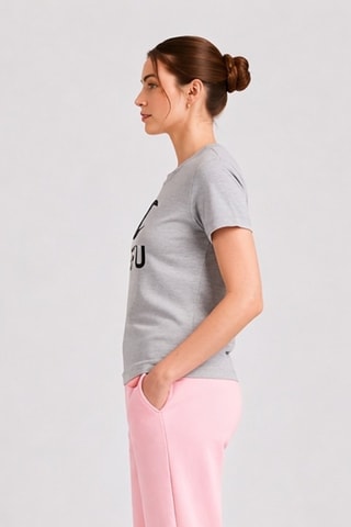 T-shirt loose - Gris clair