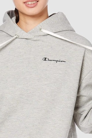 Sudadera con capucha - Gris claro jaspeado