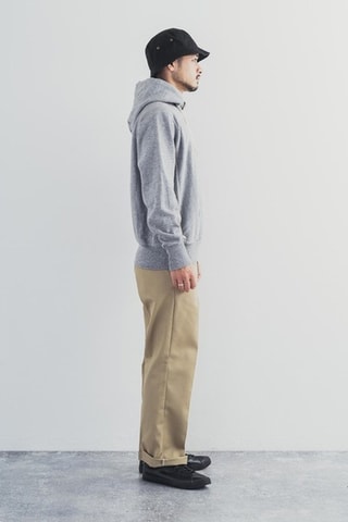 Sudadera con capucha - Gris claro jaspeado