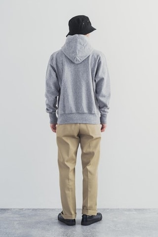 Sudadera con capucha - Gris claro jaspeado