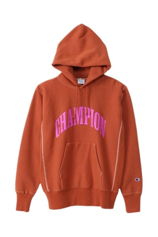 Sudadera con capucha - Rojo teja