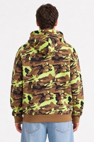 Sudadera con capucha - Caqui