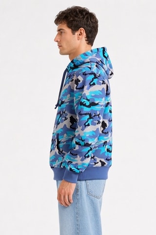 Sudadera con capucha - Azul claro
