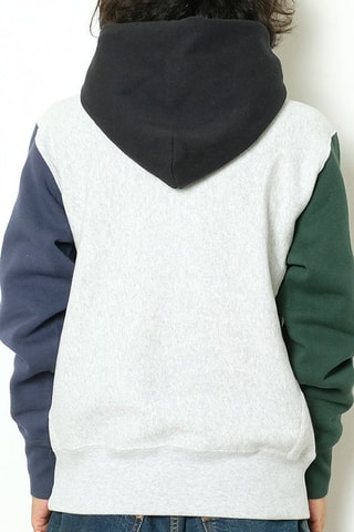 Sudadera con capucha - Gris claro jaspeado