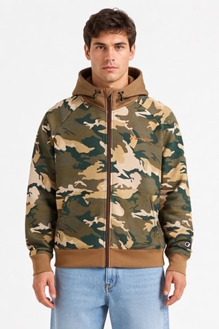Sudadera con capucha - Verde oscuro