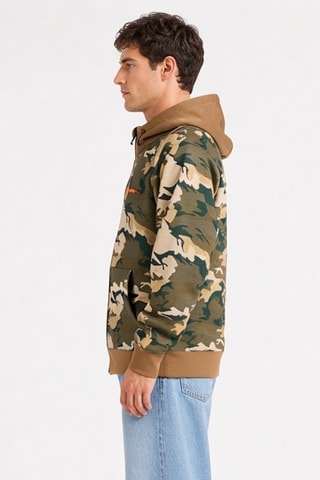Sudadera con capucha - Verde oscuro