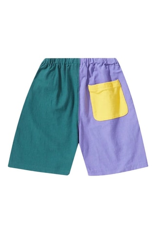 Short - Violeta y verde