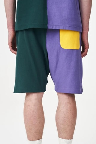 Short - Violeta y verde