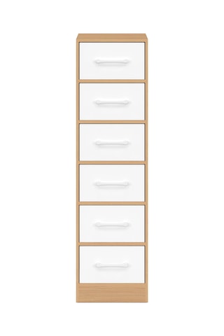 Commode 6 tiroirs - 30 x 110 x 30 cm