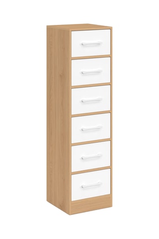 Commode 6 tiroirs - 30 x 110 x 30 cm