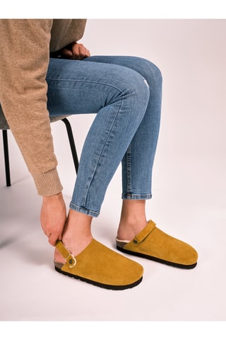 Zuecos de piel Adam
