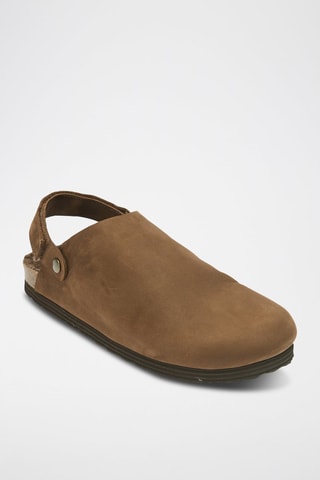 Zuecos de piel Adam