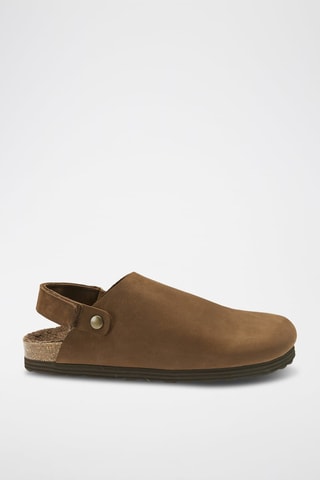 Zuecos de piel Adam