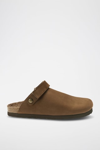 Zuecos de piel Adam