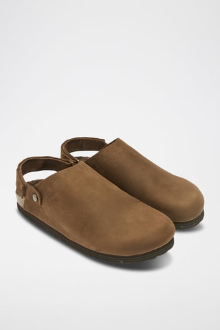 Zuecos de piel Adam