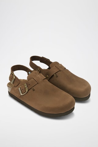Zuecos de piel Oscar