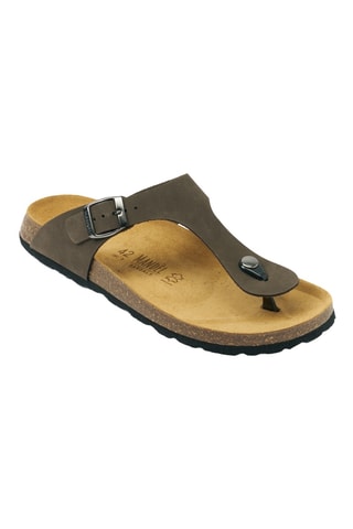 Chanclas de nobuk - Gris