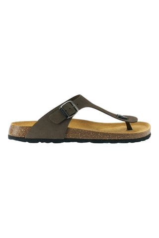 Chanclas de nobuk - Gris