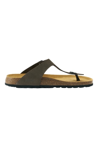 Chanclas de nobuk - Gris