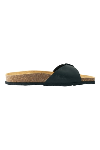 Sandalias de piel - Negro