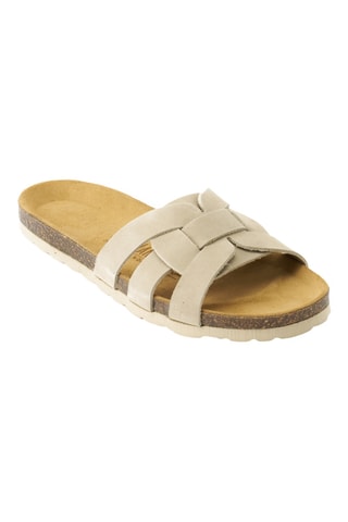 Sandalias de nobuk - Beige