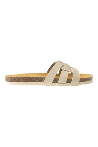 Sandalias de nobuk - Beige