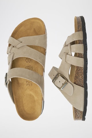 Sandalias de nobuk Alvaro - Beige